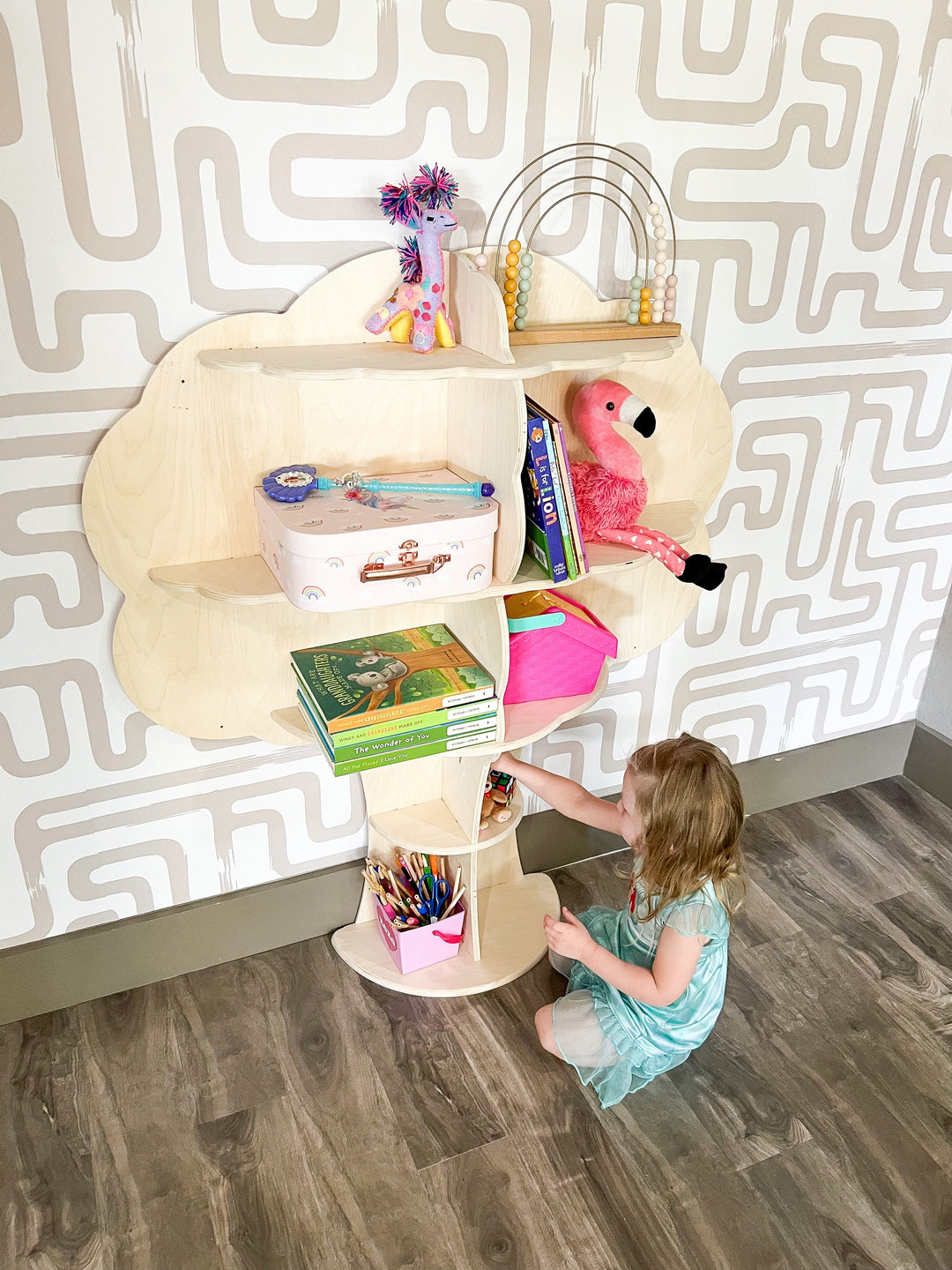 The Giving Tree Inspired Bookshelf
