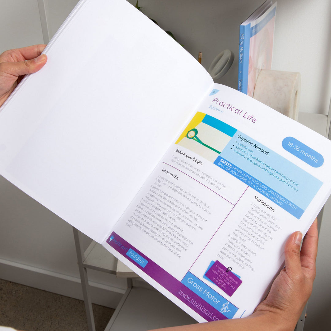 Montessori Toddler Practical Life Curriculum (Ages 18-36 Months)