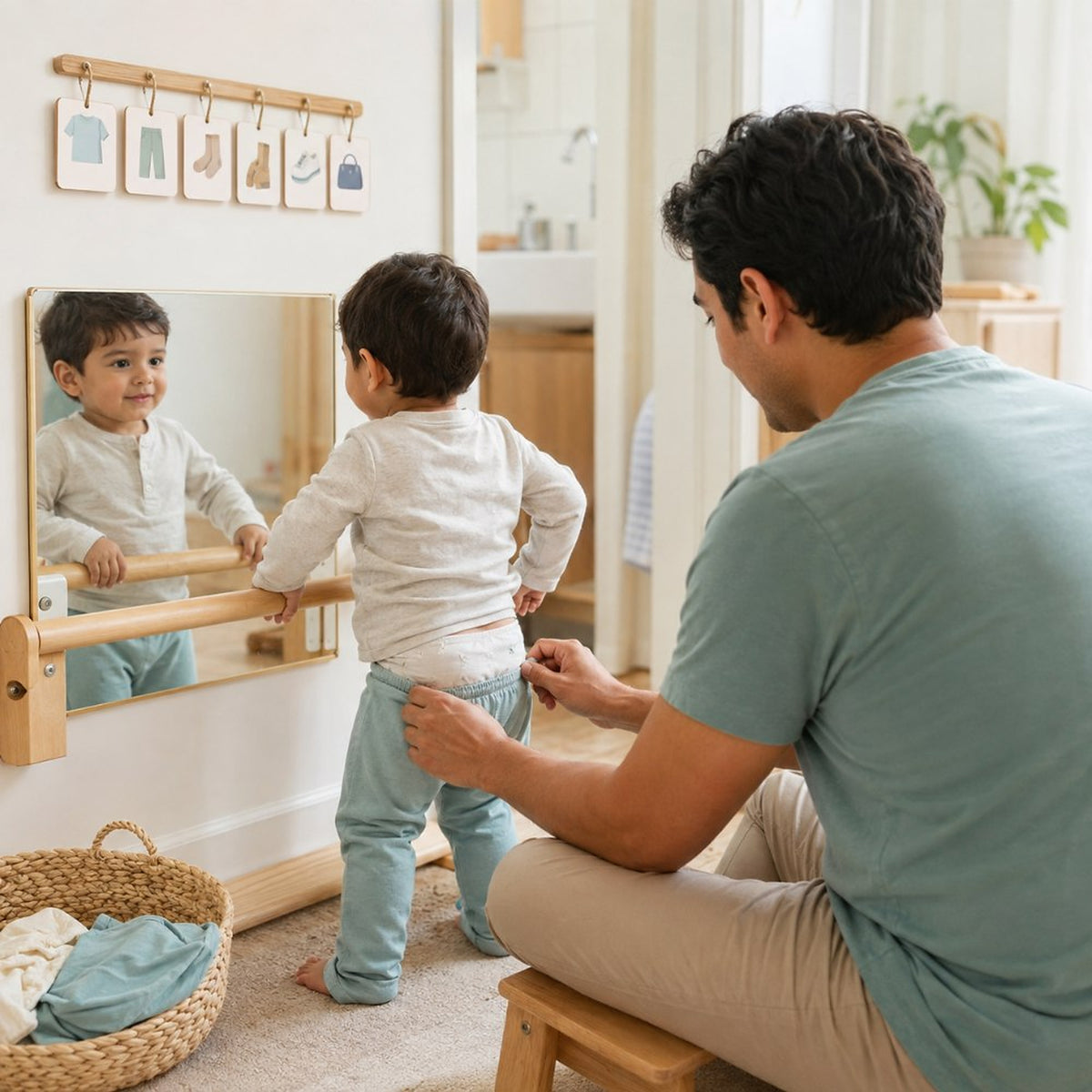 Montessori Toddler Diapering and Toilet Learning (Potty Training) Guide