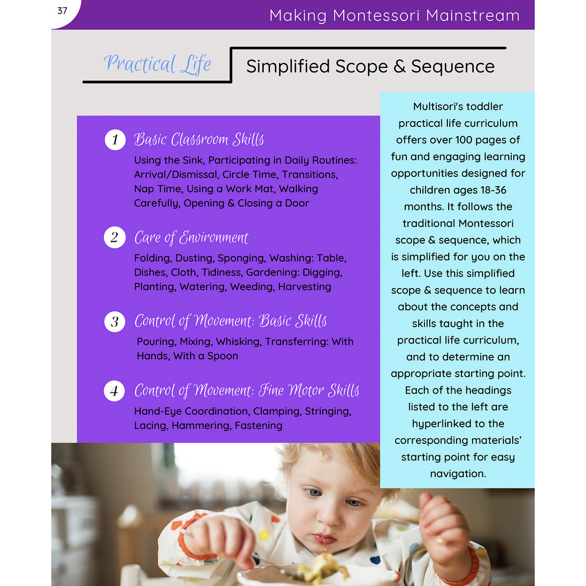 Complete Montessori Toddler Curriculum (Ages 18-36 months)