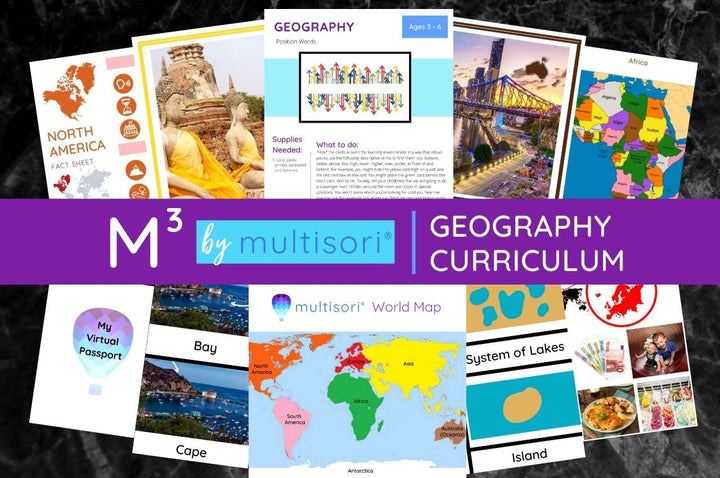 Montessori Geography Curriculum Sample Pages