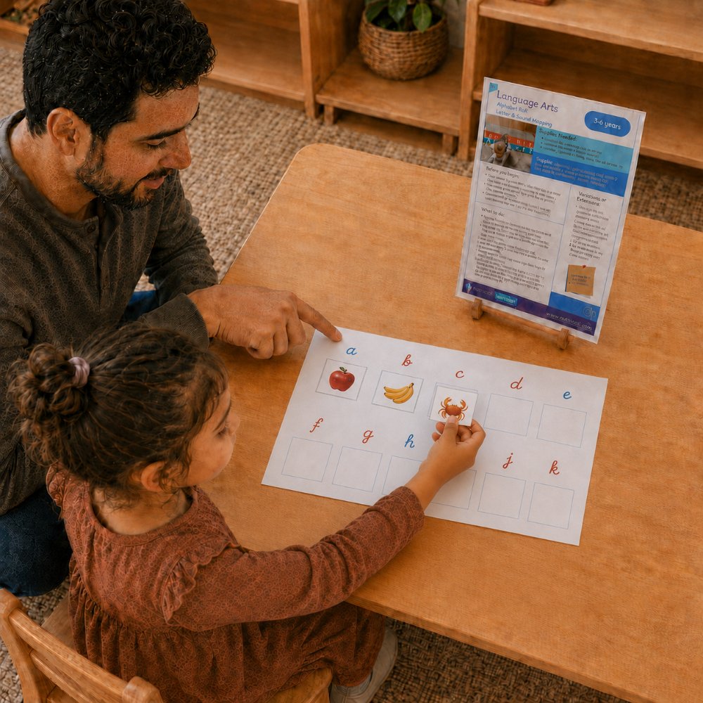 Guide with scripted lessons