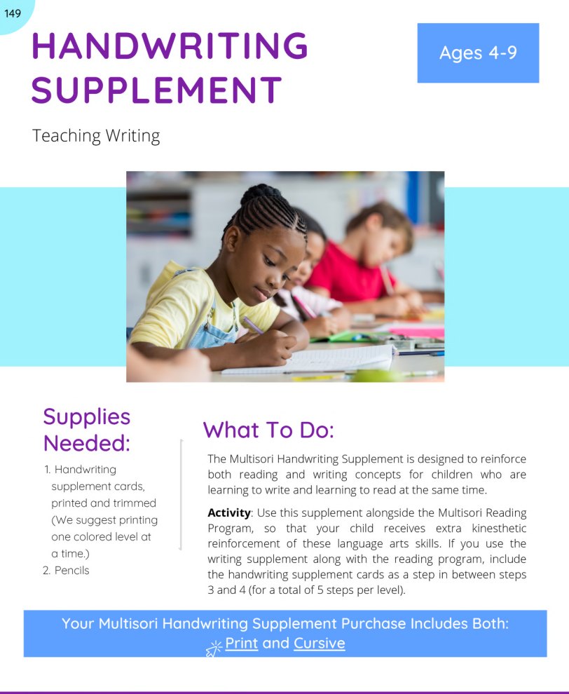 Sample page: scripted lesson
