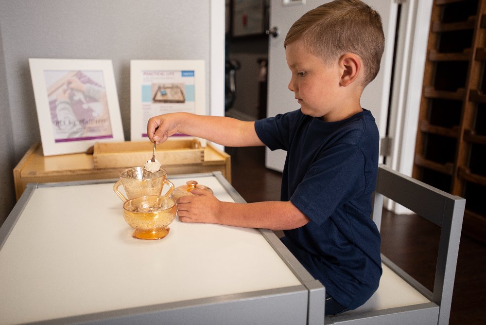 Develops fine motor skills