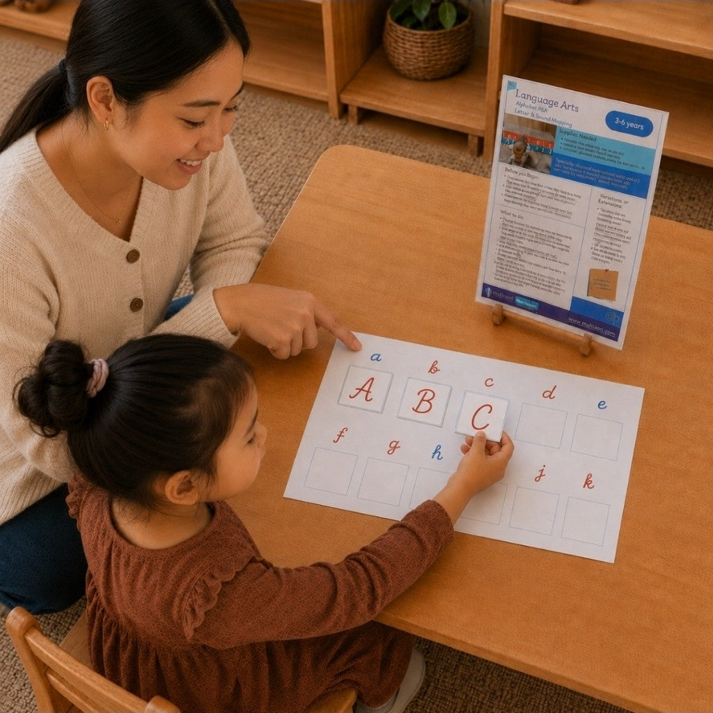 Guide with scripted lessons
